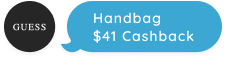 Cashback on food handbags.