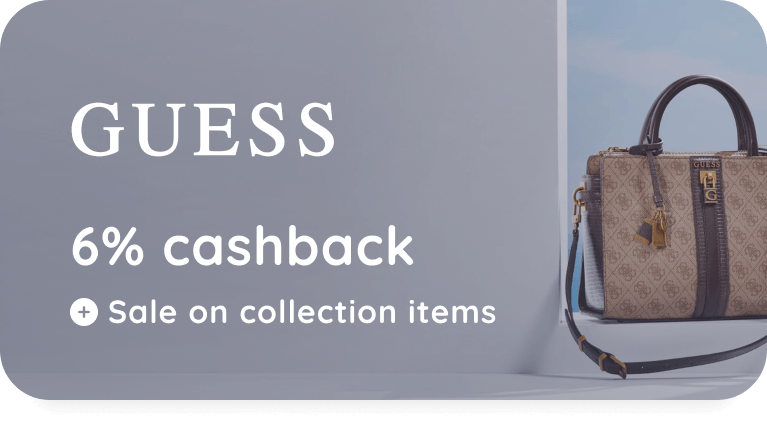 Get cashback at Guess with OODLZ.
