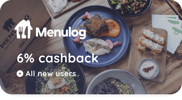 Get cashback at Menulog with OODLZ.
