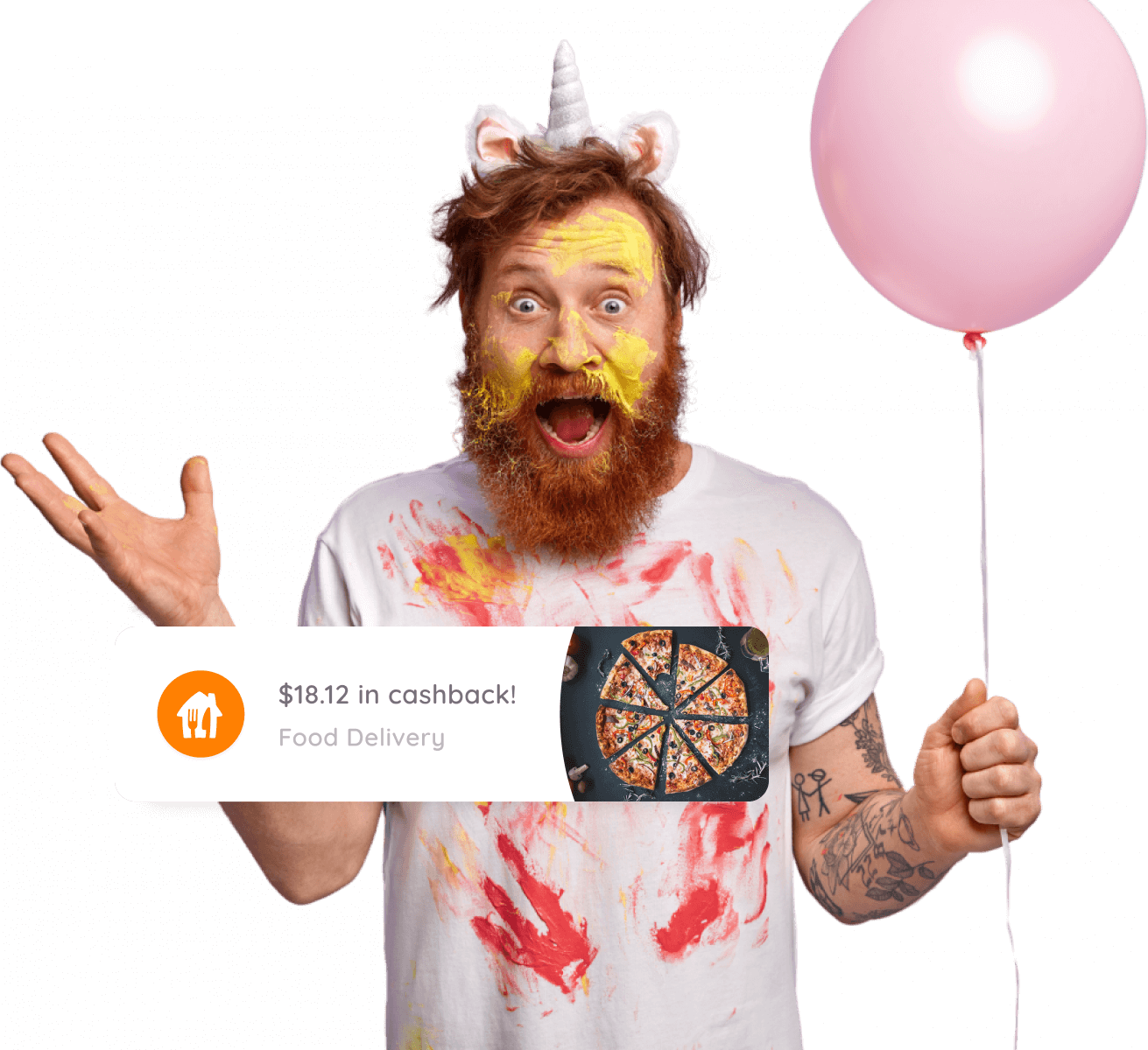 Cashback on food delivery.