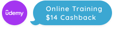 Cashback on online training.